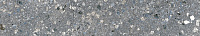 Подступенок Терраццо серый темный 10,7х60