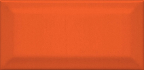 Плитка Клемансо оранжевый грань 7,5х15
