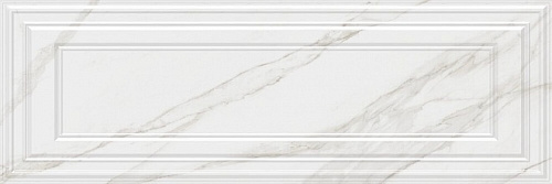 Плитка Прадо белый панель обрезной 40х120