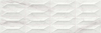 Плитка Marbleplay White Struttura Gem 3D Rett. 30х90