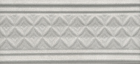 Бордюр Пикарди структура серый 6,7х15