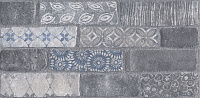 Керамогранит Кампалто серый декорированный обрезной 30х60